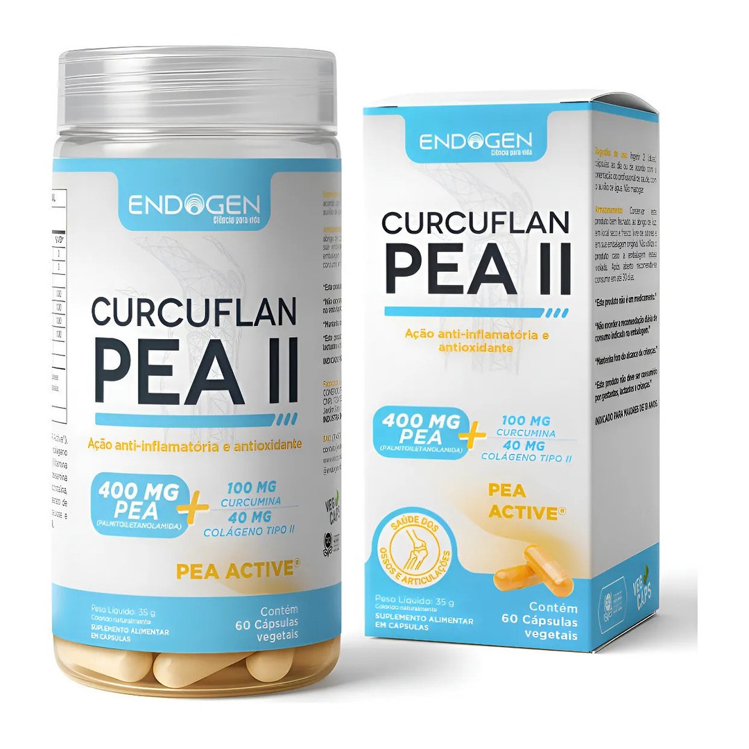 Curcuflan PEA II — PEA e Curcumina — Endogen — vista frontal