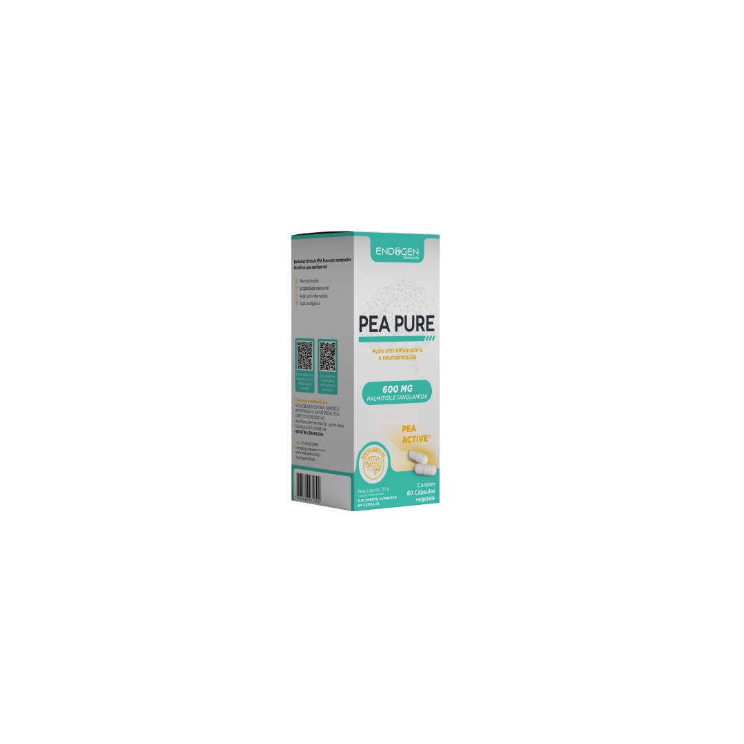 Foto 2: PEA Pure 600 mg (Palmitoiletanolamida) — Endogen — detalhe do produto