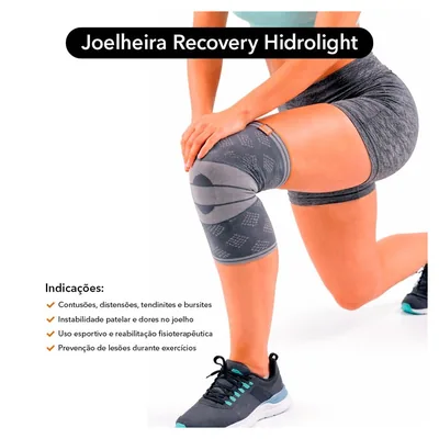 Foto 3: Joelheira Recovery Hidrolight com Suporte Patelar — info