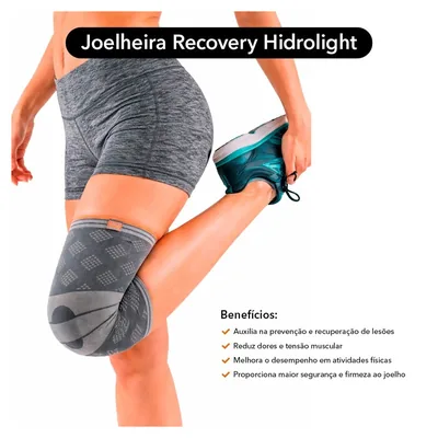 Foto 4: Joelheira Recovery Hidrolight com Suporte Patelar — info