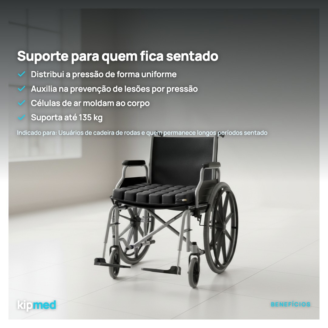 Foto 3: Almofada Anti-Escaras Pneumática Hidrolight SC85 — principais benefícios
